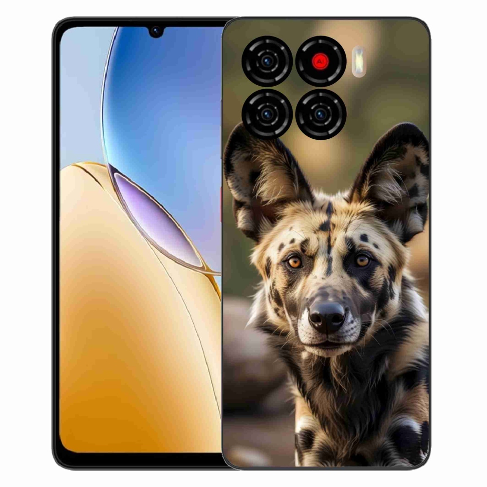 Gelový kryt mmCase na ZTE Blade A56 - africký divoký pes