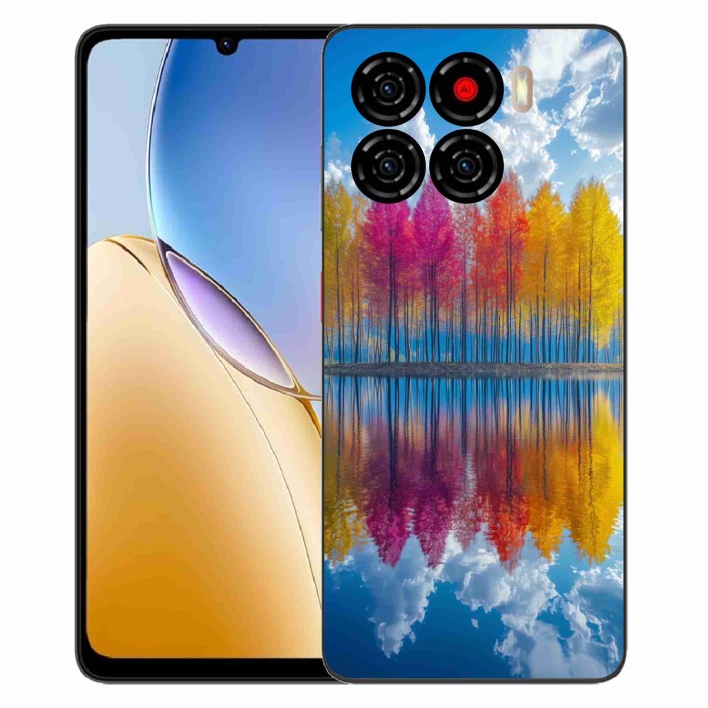 Gelový kryt mmCase na ZTE Blade A56 - barevné stromy