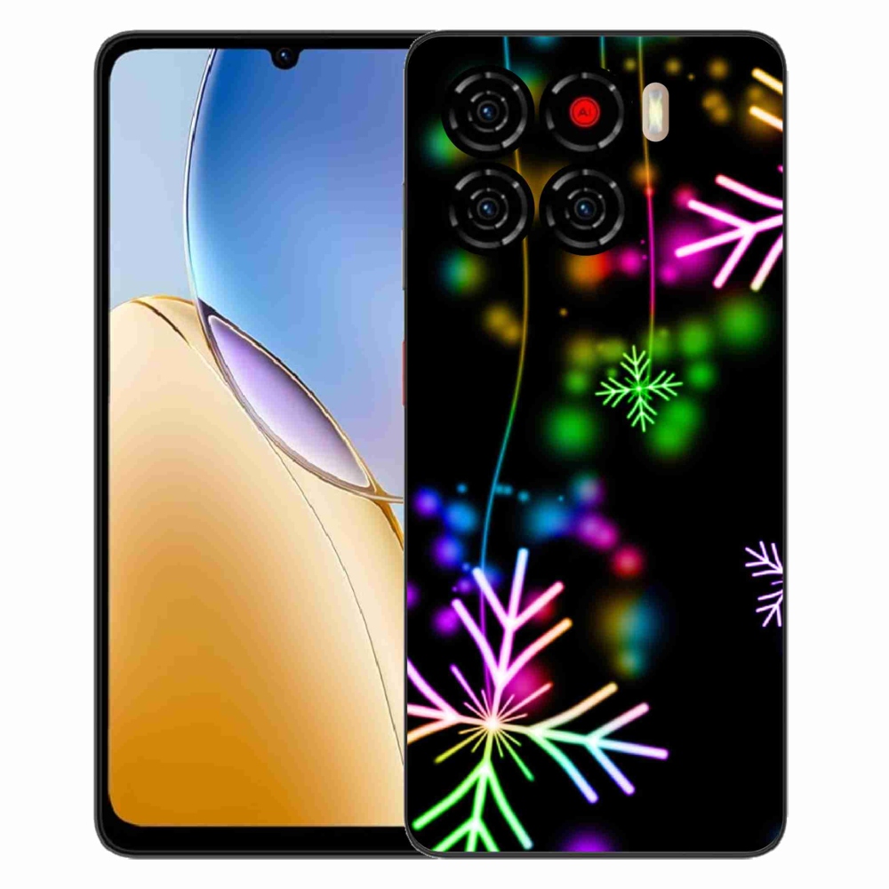 Gelový kryt mmCase na ZTE Blade A56 - barevné vločky