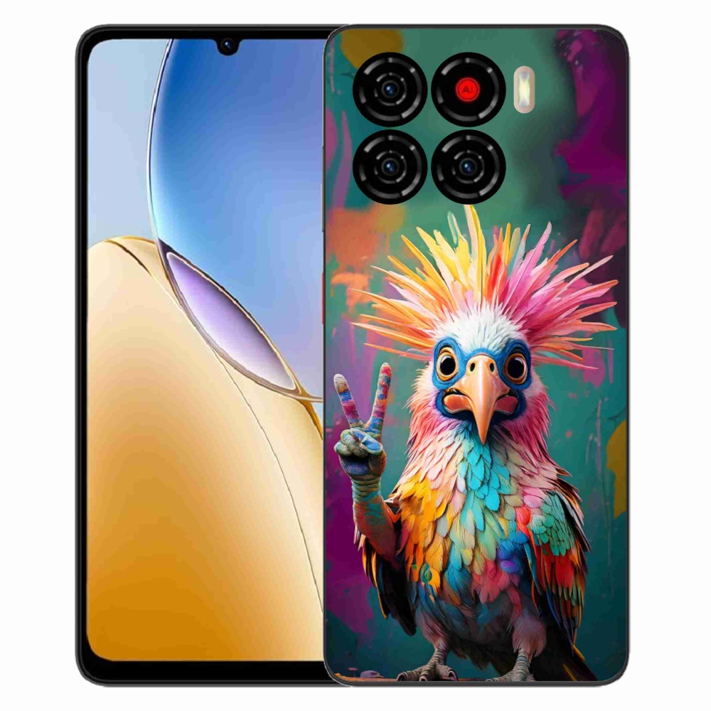 Gelový kryt mmCase na ZTE Blade A56 - barevný rebel