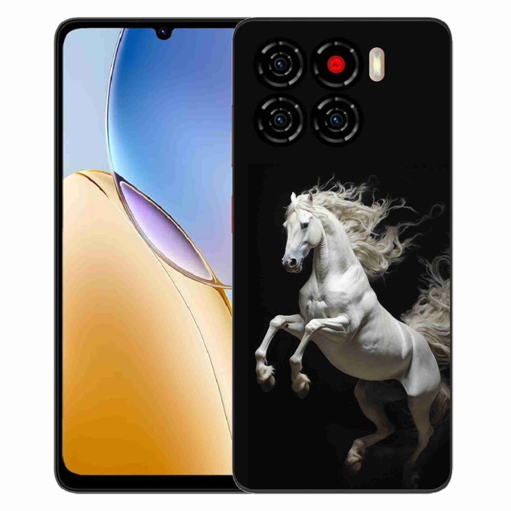Gelový kryt mmCase na ZTE Blade A56 - bílý kůň 4