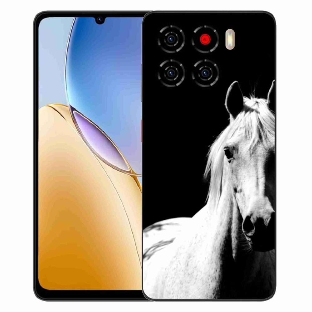 Gelový kryt mmCase na ZTE Blade A56 - bílý kůň 5