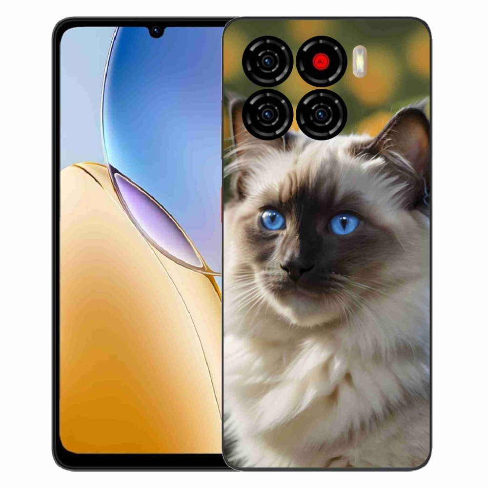 Gelový kryt mmCase na ZTE Blade A56 - bílý ragdoll