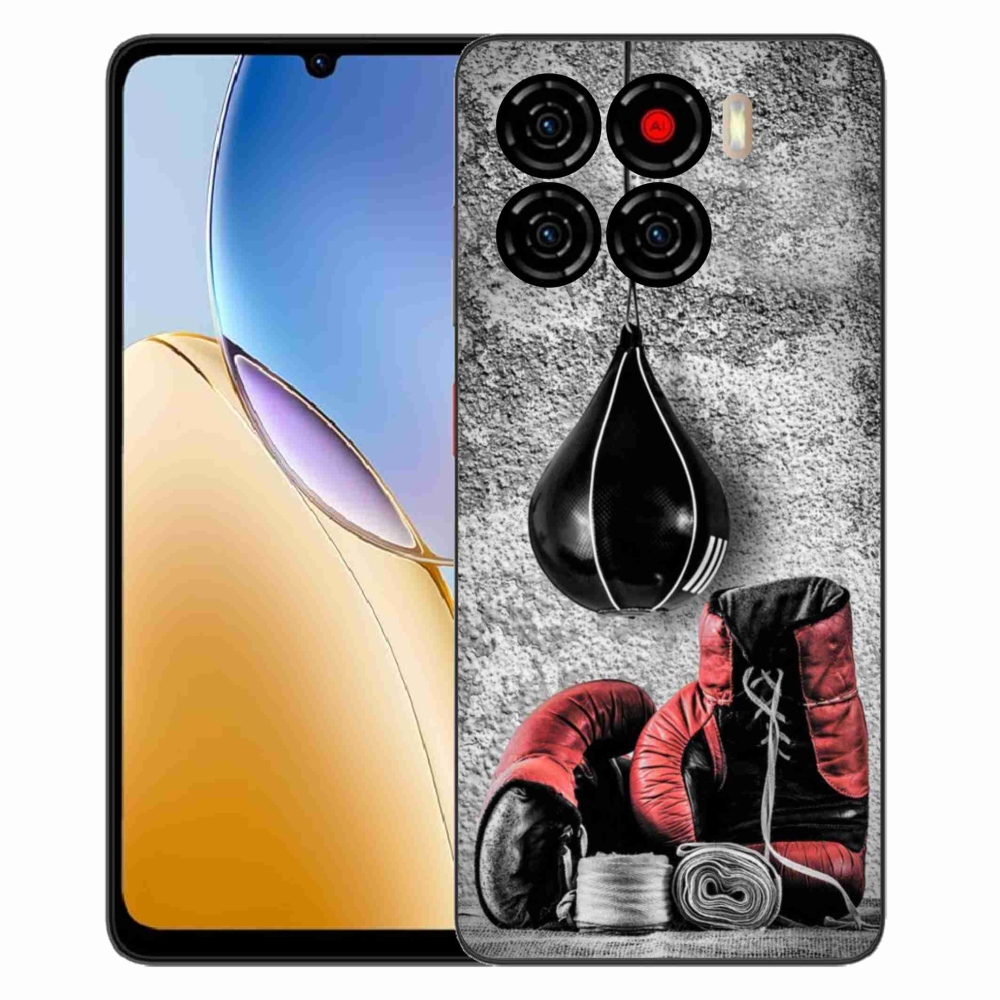Gelový kryt mmCase na ZTE Blade A56 - boxovací pytel a rukavice
