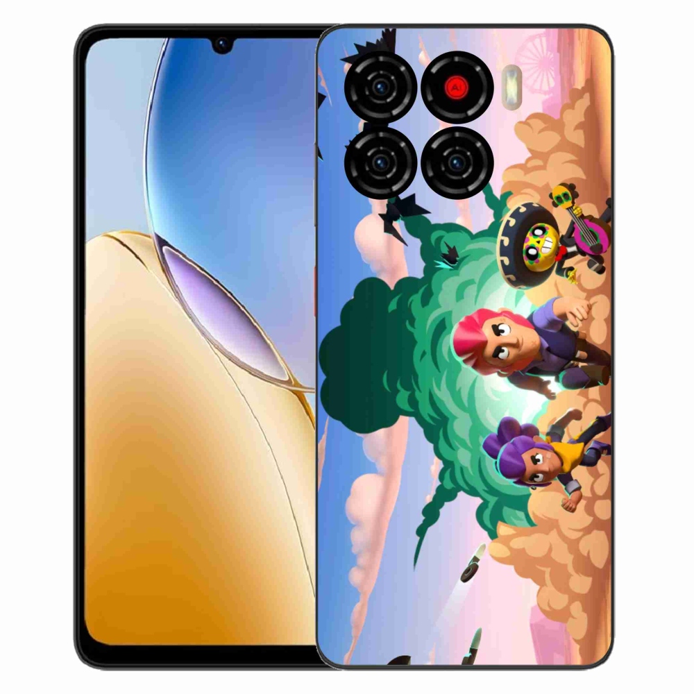 Gelový kryt mmCase na ZTE Blade A56 - brawl stars