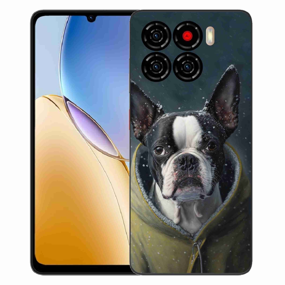 Gelový kryt mmCase na ZTE Blade A56 - buldoček
