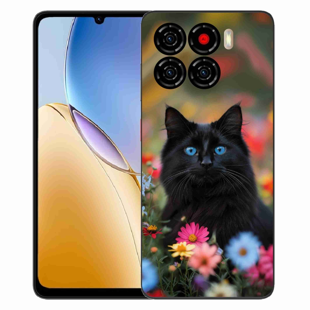 Gelový kryt mmCase na ZTE Blade A56 - černé kotě 4