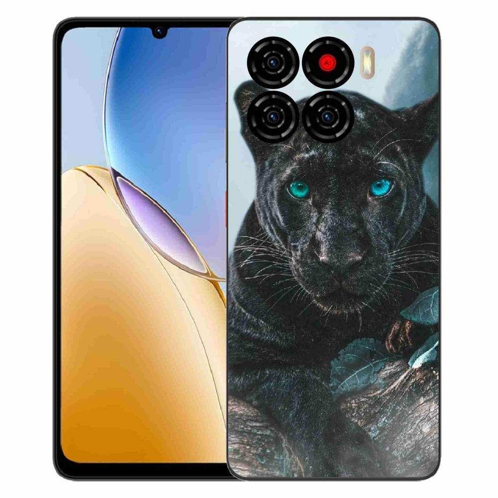 Gelový kryt mmCase na ZTE Blade A56 - černý panter