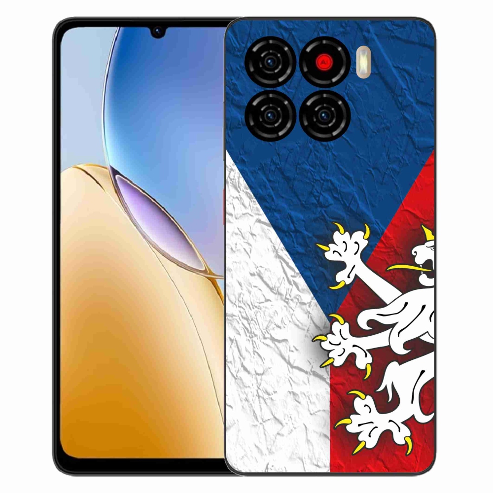 Gelový kryt mmCase na ZTE Blade A56 - česká vlajka 1