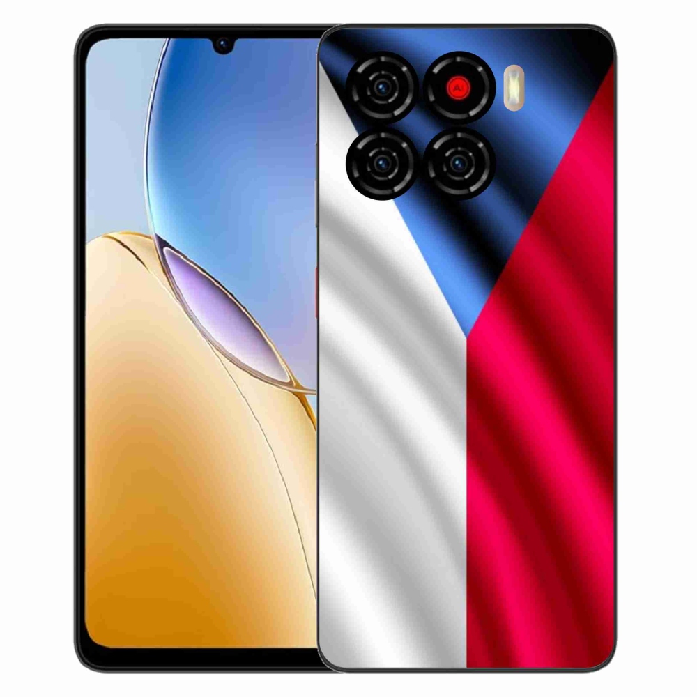 Gelový kryt mmCase na ZTE Blade A56 - česká vlajka