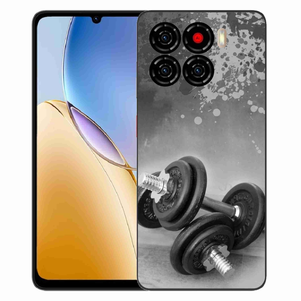 Gelový kryt mmCase na ZTE Blade A56 - činky 1