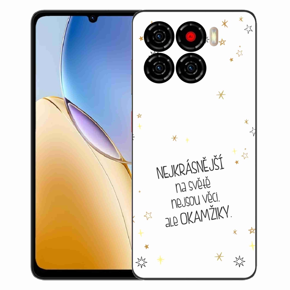 Gelový kryt mmCase na ZTE Blade A56 - citát 4 bílé pozadí