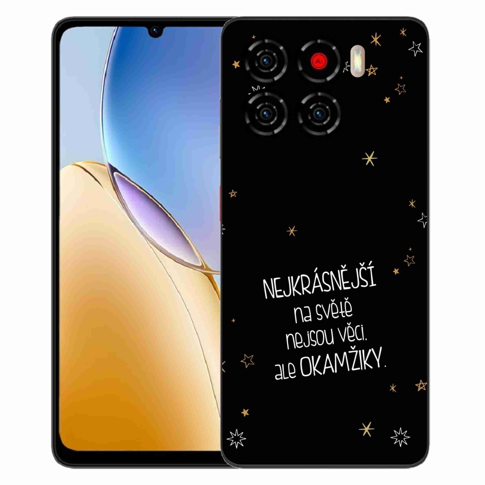 Gelový kryt mmCase na ZTE Blade A56 - citát 4 černé pozadí