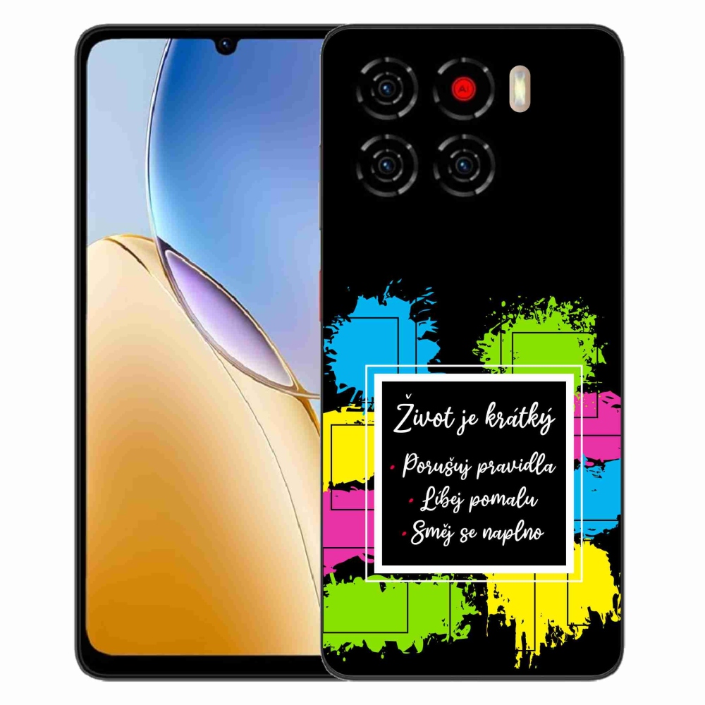 Gelový kryt mmCase na ZTE Blade A56 - citát 5 černé pozadí