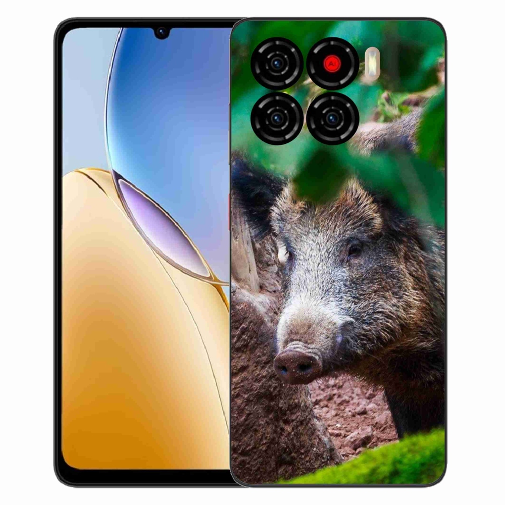 Gelový kryt mmCase na ZTE Blade A56 - divoké prase