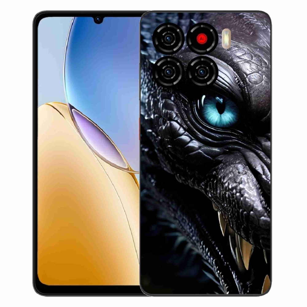 Gelový kryt mmCase na ZTE Blade A56 - dračí pohled