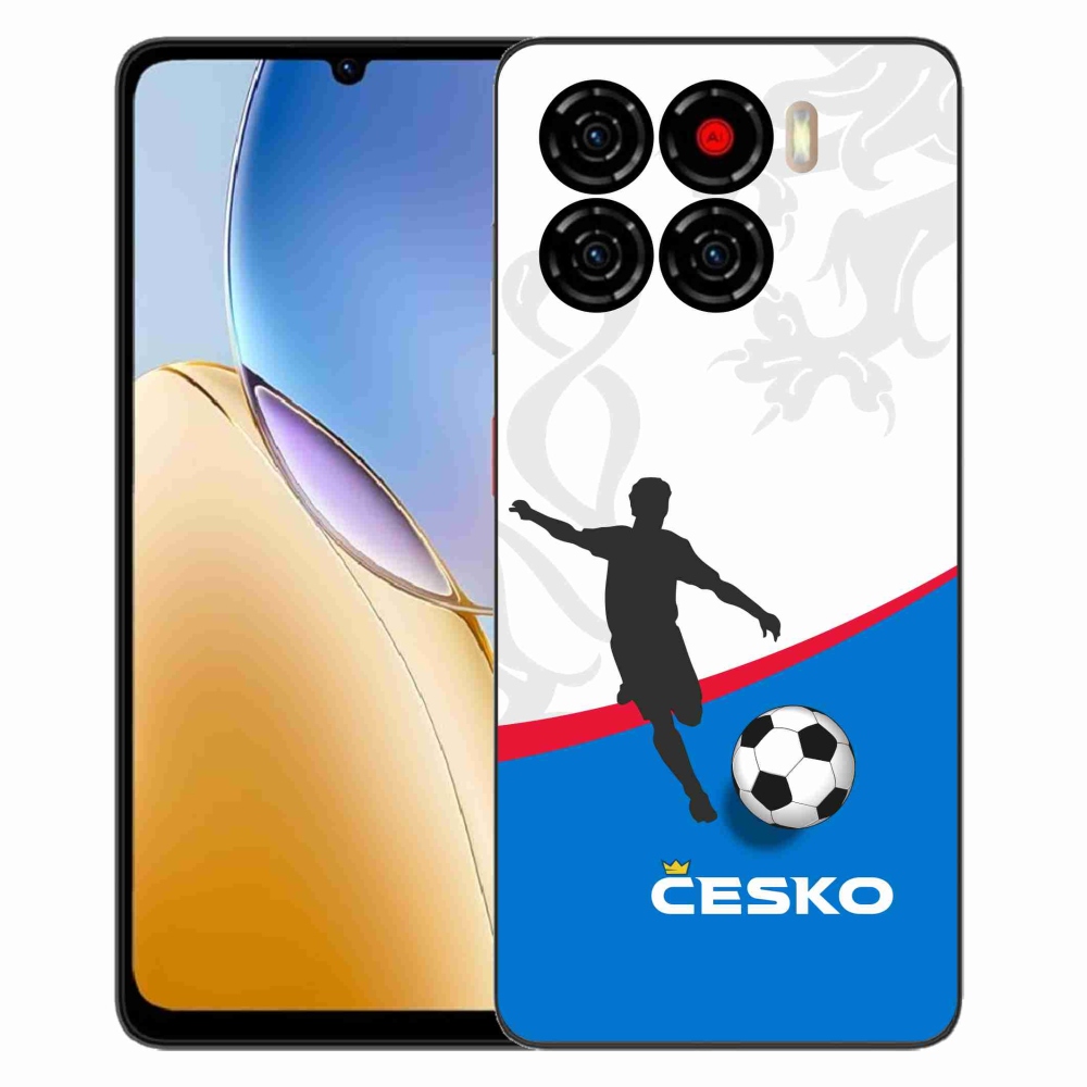 Gelový kryt mmCase na ZTE Blade A56 - fotbal Česko 1