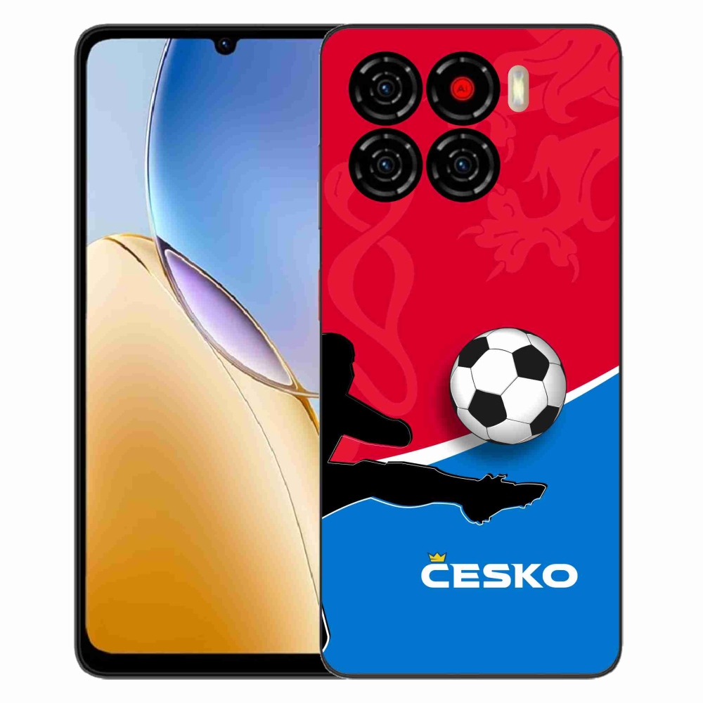 Gelový kryt mmCase na ZTE Blade A56 - fotbal Česko 2