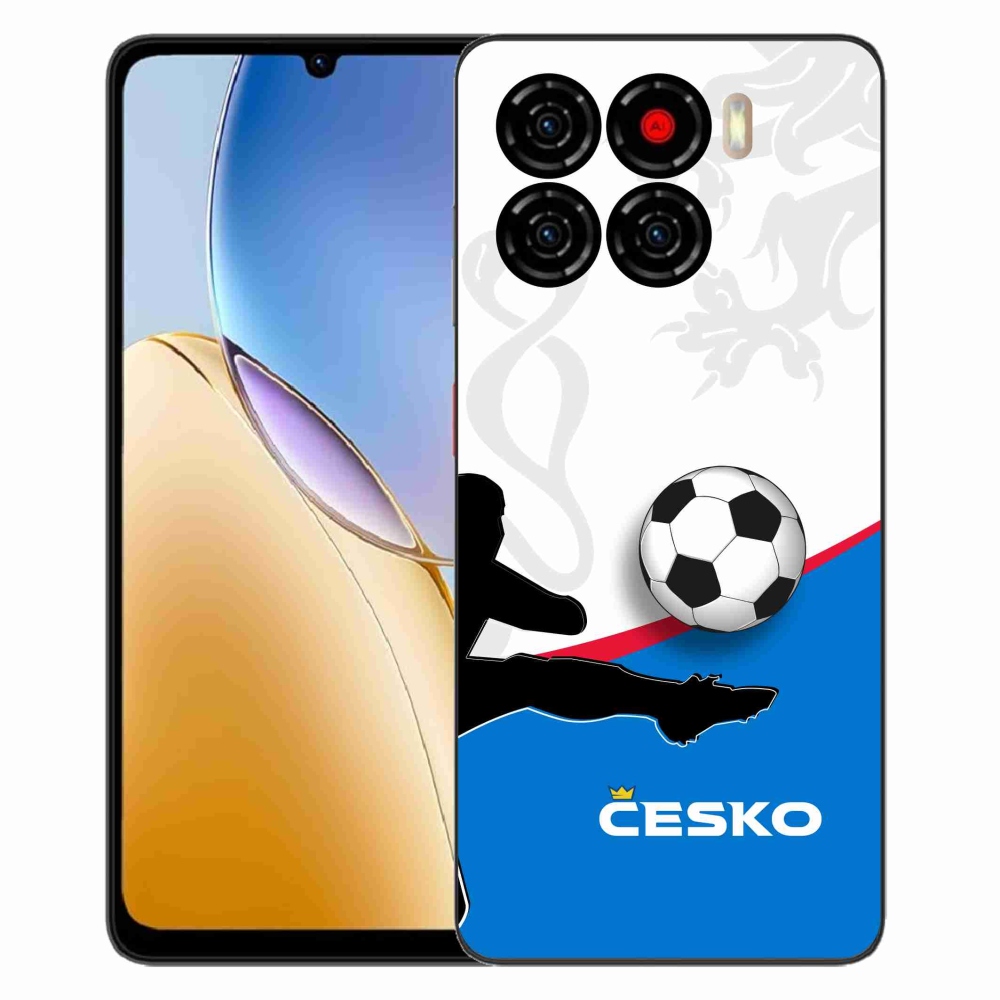 Gelový kryt mmCase na ZTE Blade A56 - fotbal Česko 3