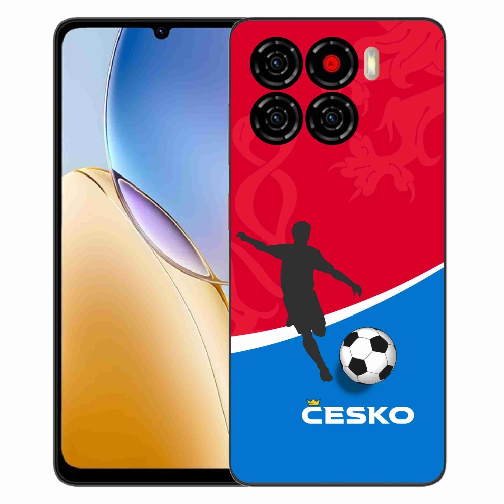 Gelový kryt mmCase na ZTE Blade A56 - fotbal Česko