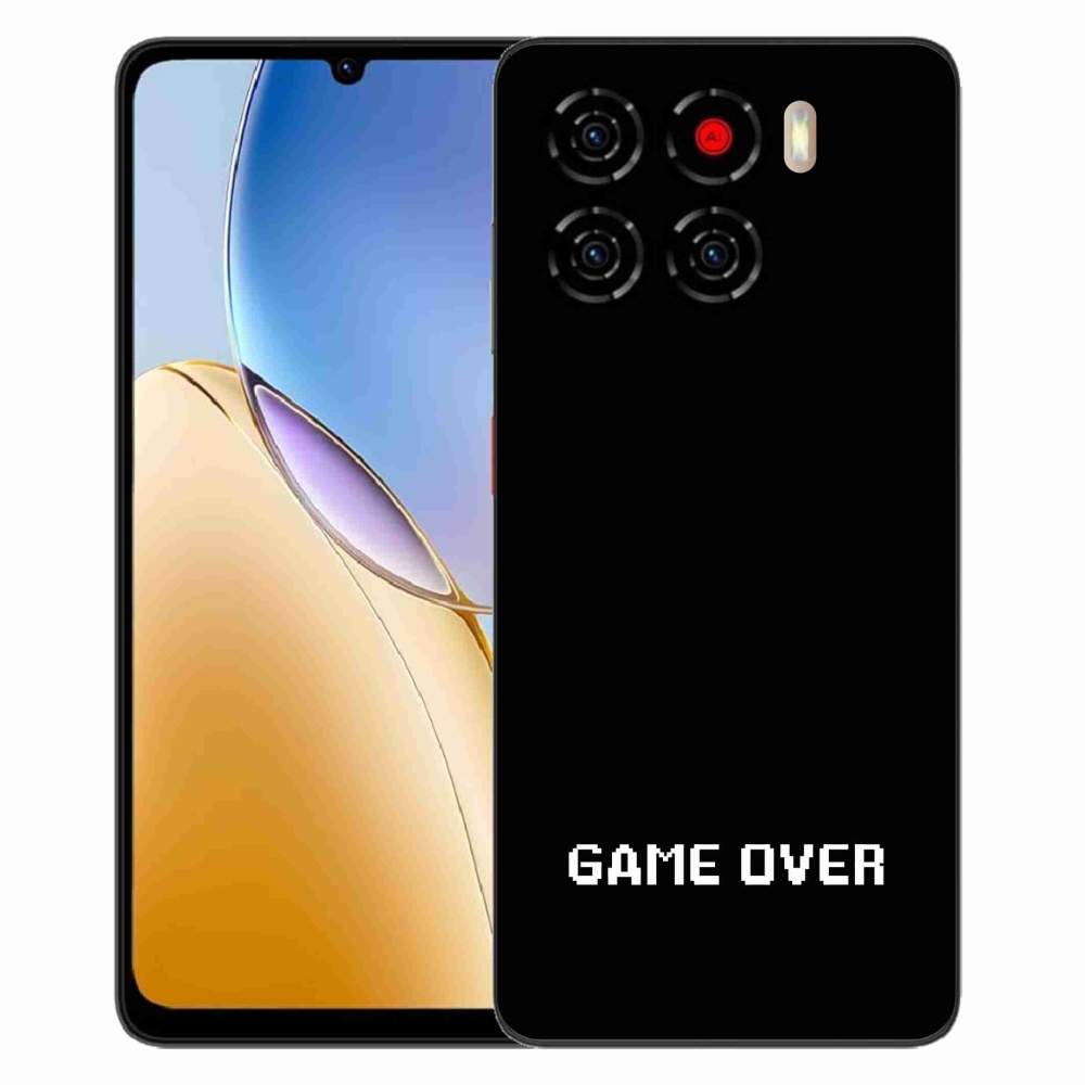 Gelový kryt mmCase na ZTE Blade A56 - game over černé pozadí