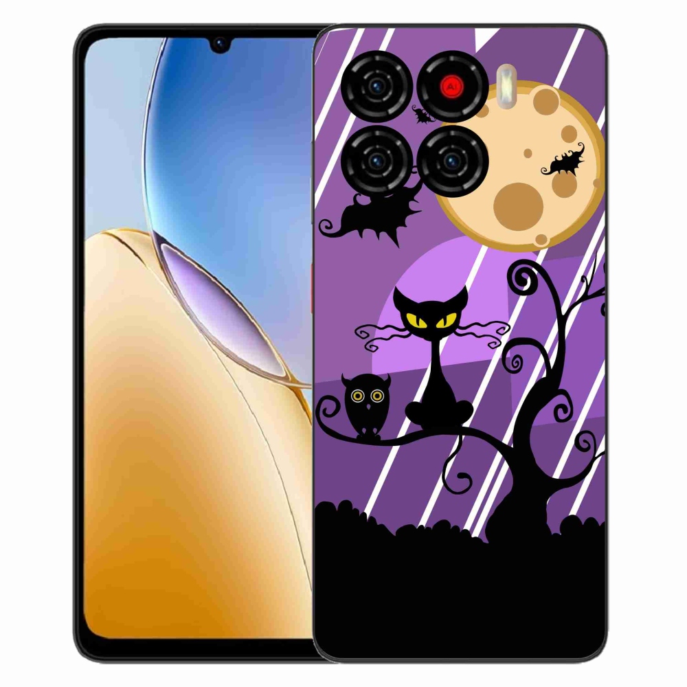 Gelový kryt mmCase na ZTE Blade A56 - halloween