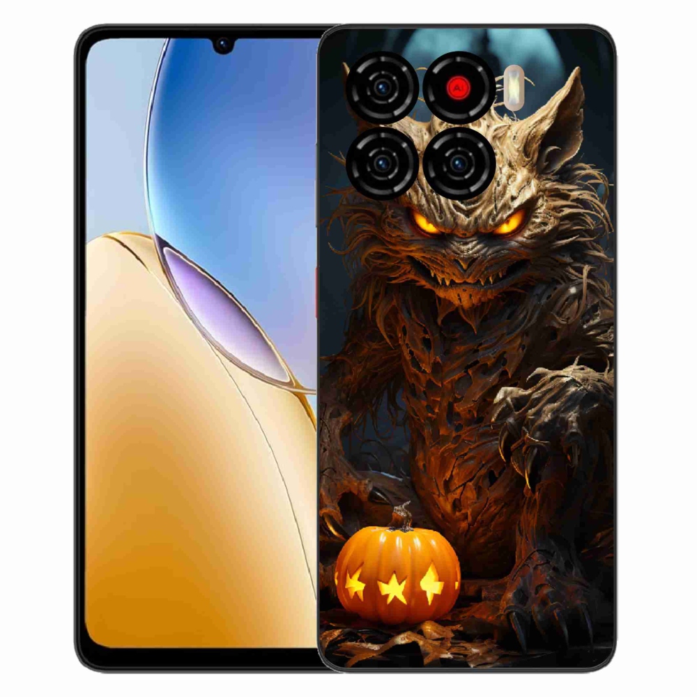 Gelový kryt mmCase na ZTE Blade A56 - halloweenská příšera