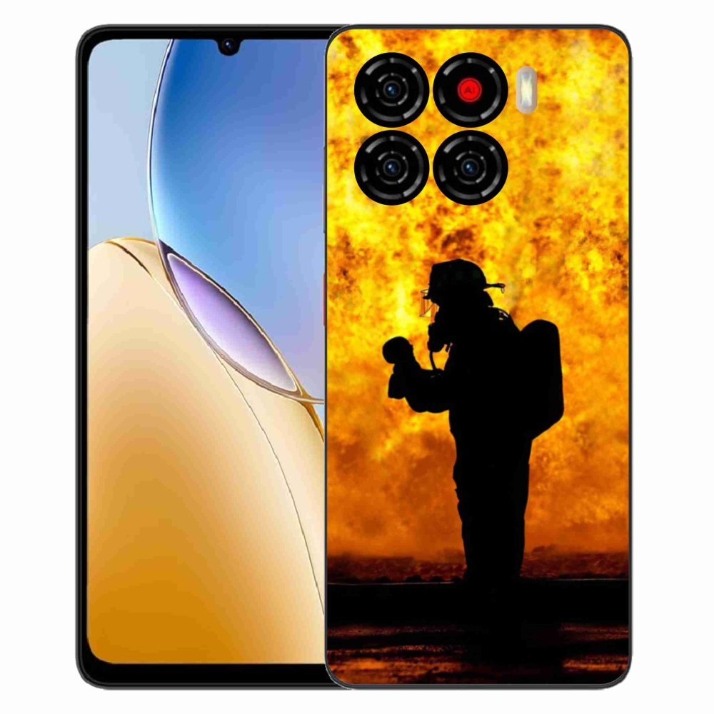 Gelový kryt mmCase na ZTE Blade A56 - hasič