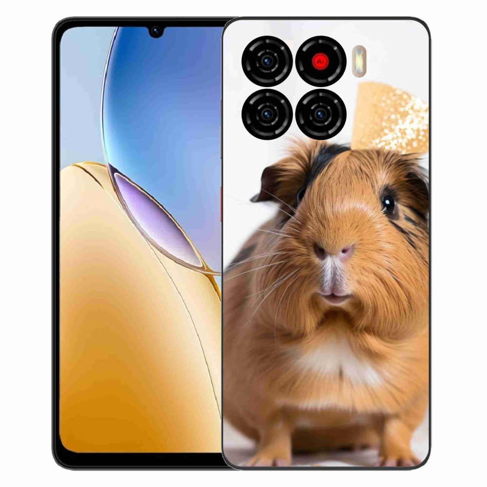 Gelový kryt mmCase na ZTE Blade A56 - hnědé morče