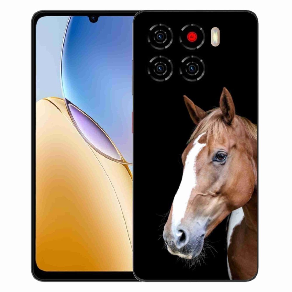 Gelový kryt mmCase na ZTE Blade A56 - hnědý kůň 3