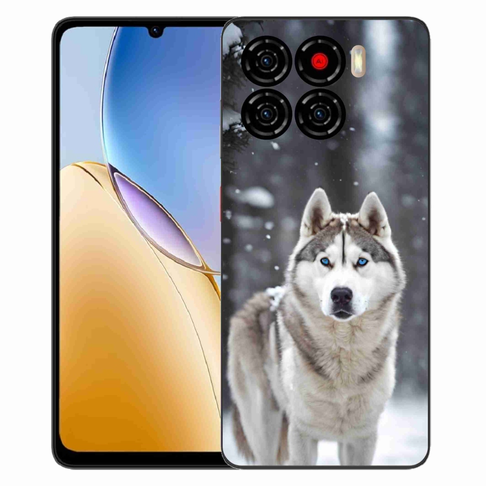 Gelový kryt mmCase na ZTE Blade A56 - husky 2