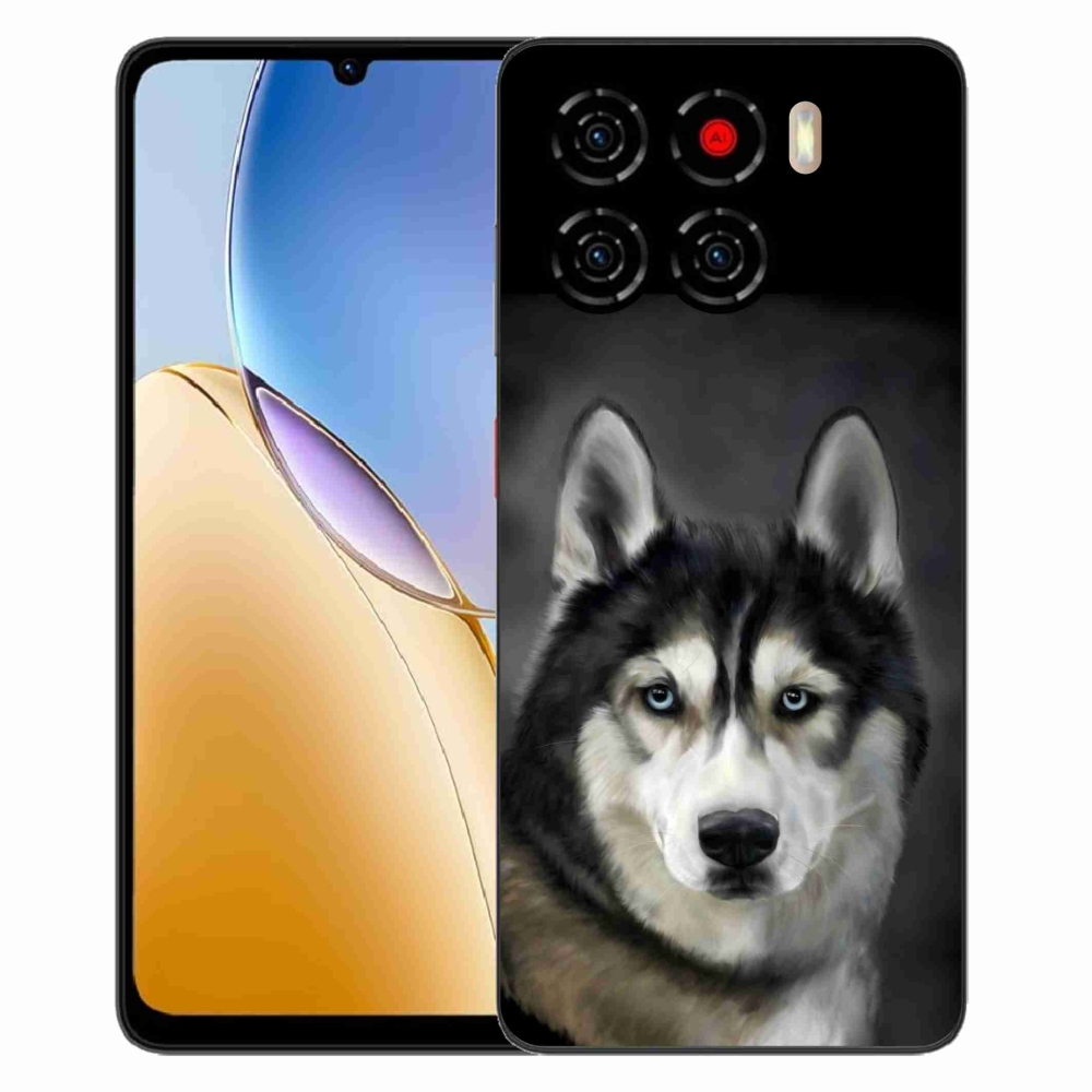 Gelový kryt mmCase na ZTE Blade A56 - husky