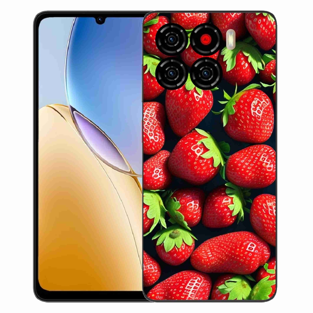 Gelový kryt mmCase na ZTE Blade A56 - jahody