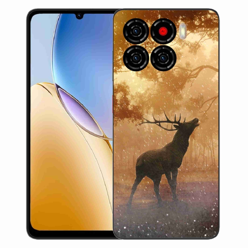 Gelový kryt mmCase na ZTE Blade A56 - jelen v říji