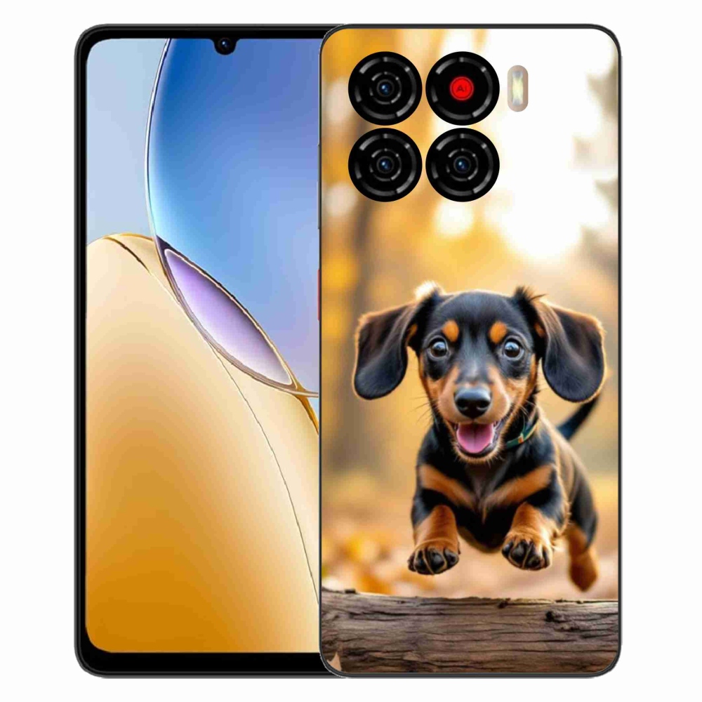 Gelový kryt mmCase na ZTE Blade A56 - jezevčík 2