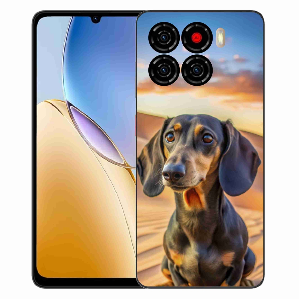 Gelový kryt mmCase na ZTE Blade A56 - jezevčík 3 