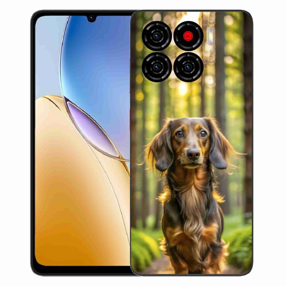 Gelový kryt mmCase na ZTE Blade A56 - jezevčík 4