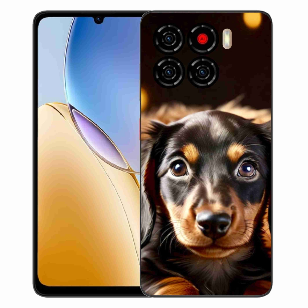 Gelový kryt mmCase na ZTE Blade A56 - jezevčík