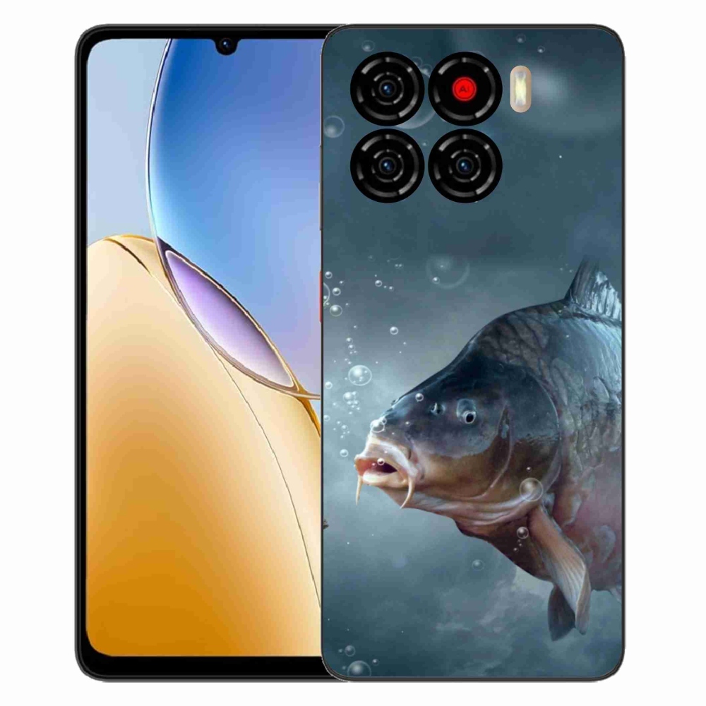 Gelový kryt mmCase na ZTE Blade A56 - kapr a bublinky