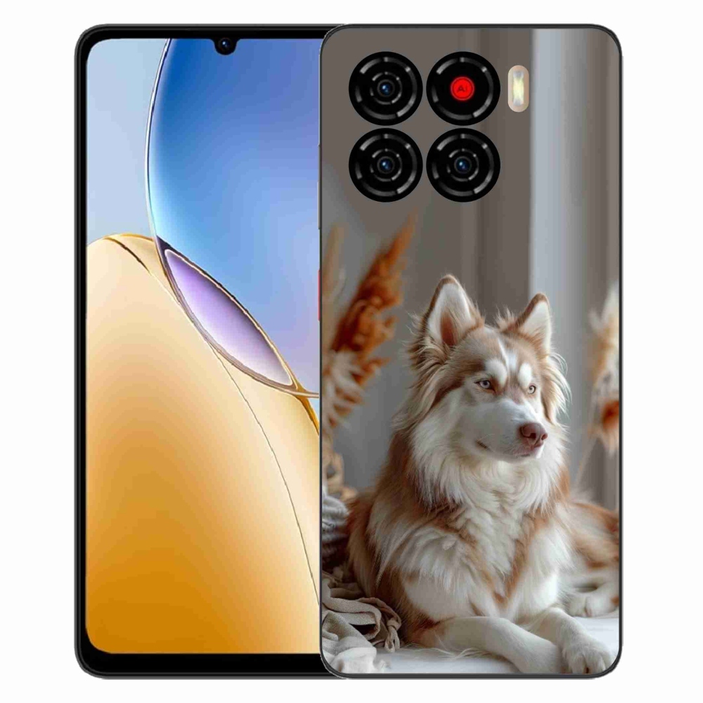 Gelový kryt mmCase na ZTE Blade A56 - klidný sibiřský husky