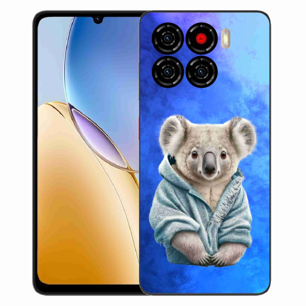 Gelový kryt mmCase na ZTE Blade A56 - koala ve svetru