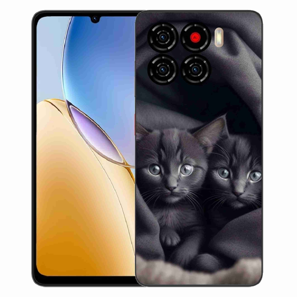 Gelový kryt mmCase na ZTE Blade A56 - kočičí duo