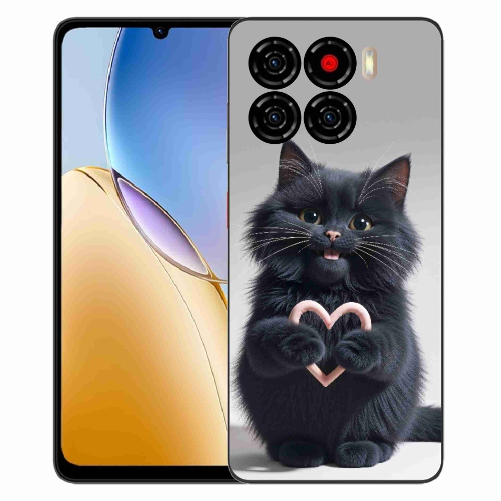 Gelový kryt mmCase na ZTE Blade A56 - kočičí láska 3