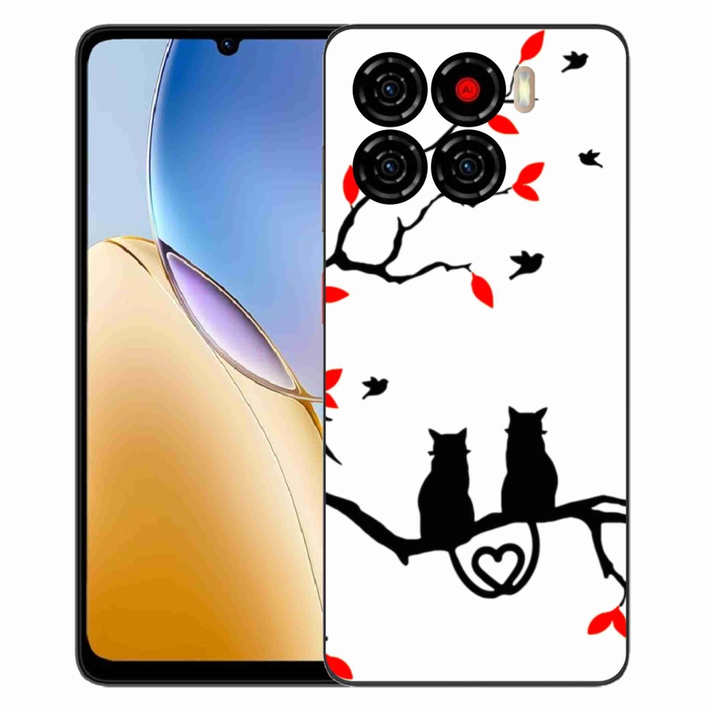 Gelový kryt mmCase na ZTE Blade A56 - kočičí láska