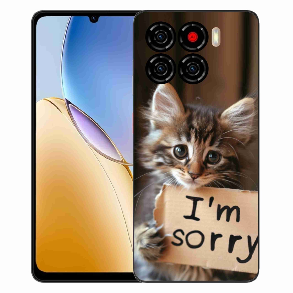 Gelový kryt mmCase na ZTE Blade A56 - kočíčí omluva