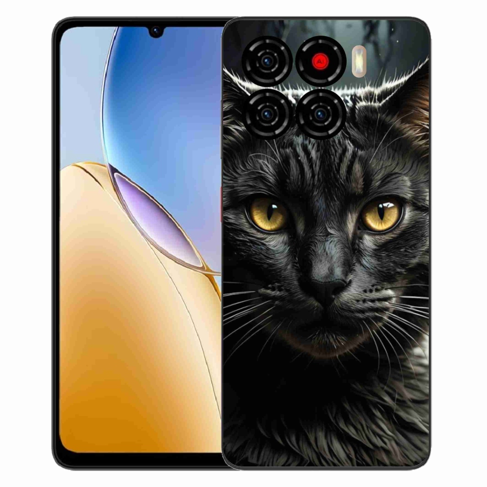 Gelový kryt mmCase na ZTE Blade A56 - kočičí pohled 3
