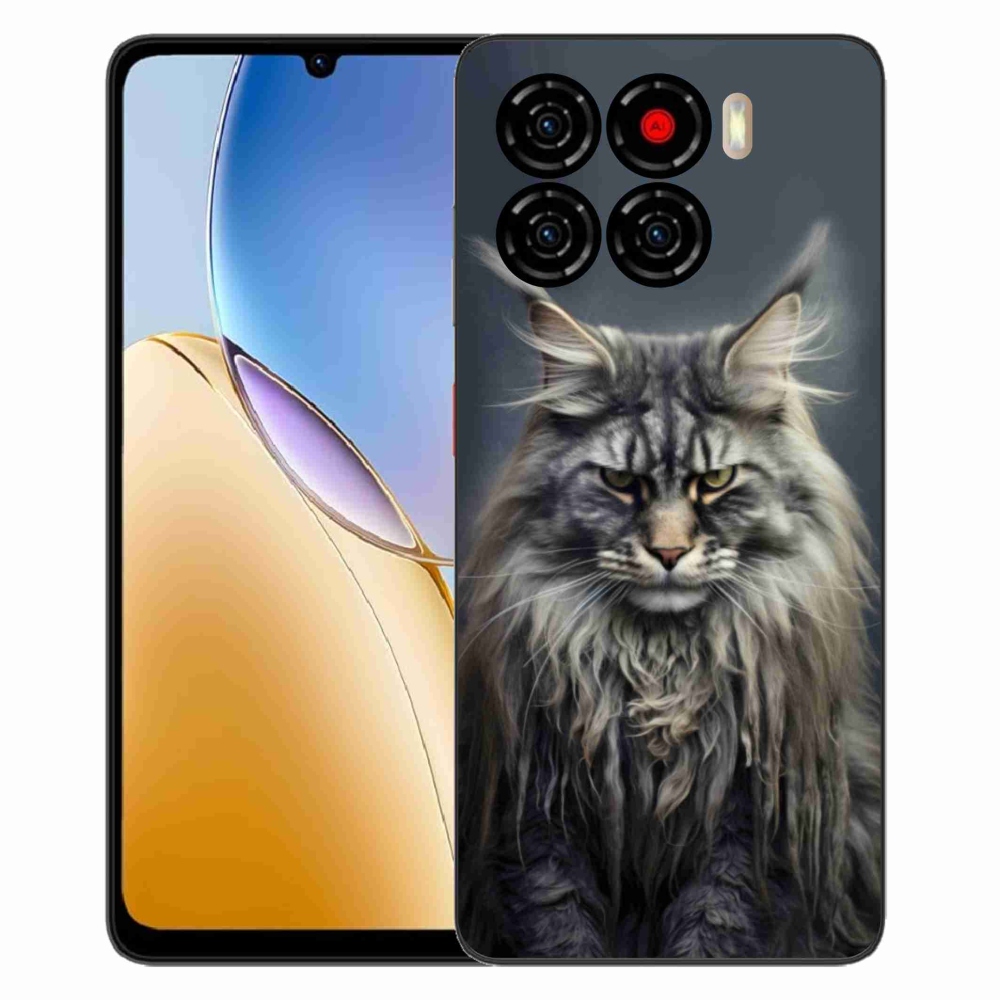 Gelový kryt mmCase na ZTE Blade A56 - kočíčí pohled 4