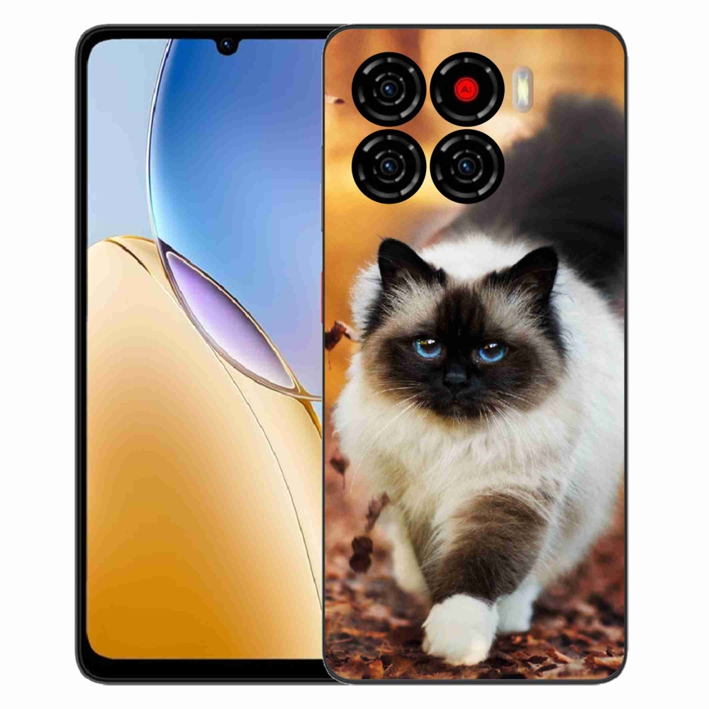 Gelový kryt mmCase na ZTE Blade A56 - kočka