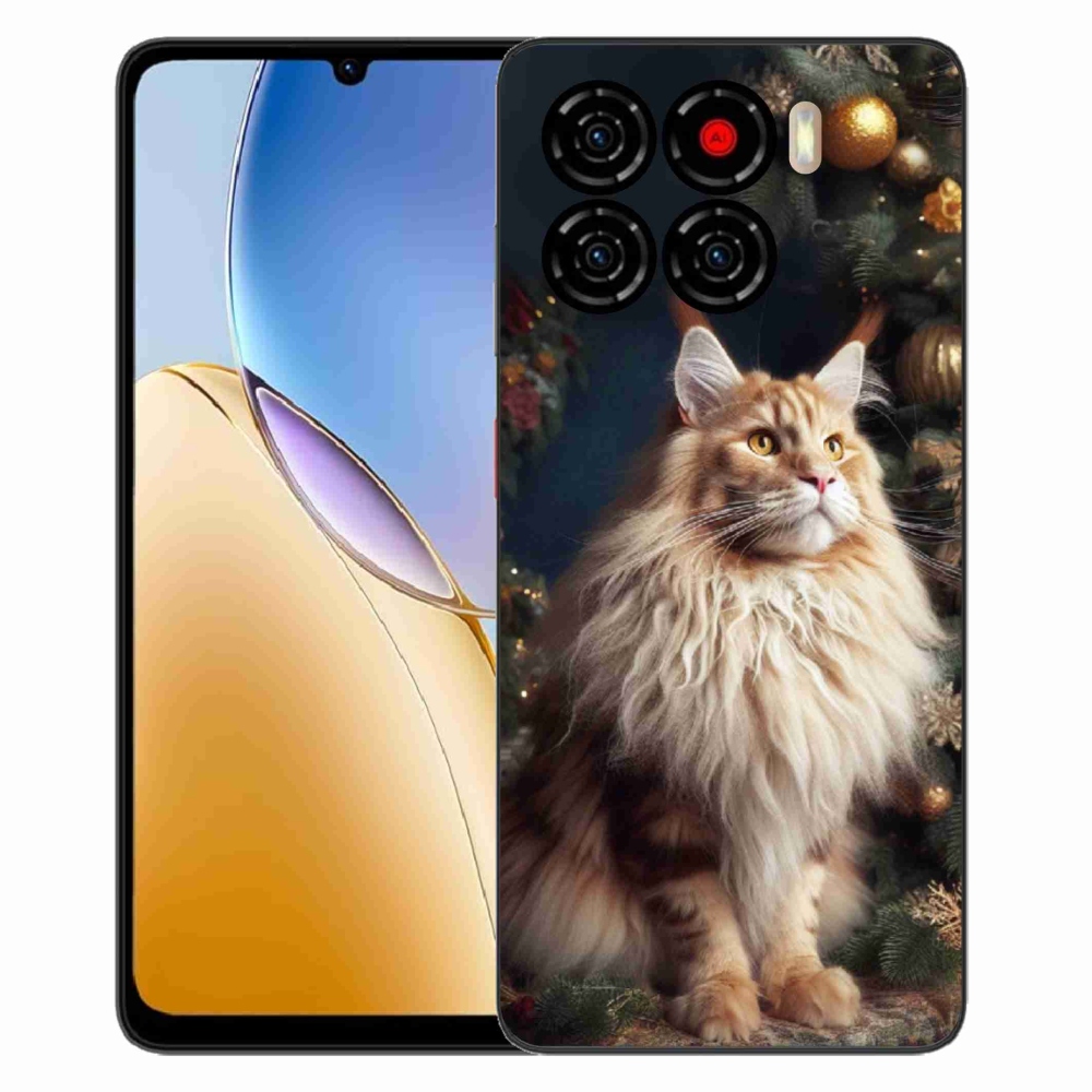 Gelový kryt mmCase na ZTE Blade A56 - kočka u stromku