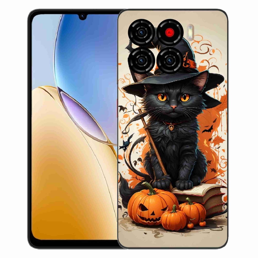 Gelový kryt mmCase na ZTE Blade A56 - kocour čaroděj